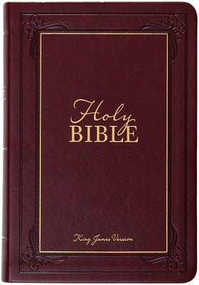 KJV Holy Bible Giant Print Compact Garnet by 
