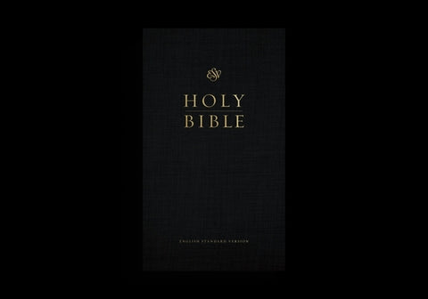 ESV Church Bible, Large Print, Red Letter (Hardcover, Black) by 