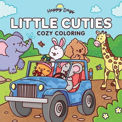 Little Cuties: Cozy Coloring: Sweet and Simple Coloring for Adults and Kids by Aiello, Elena