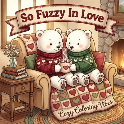 So Fuzzy In Love: Easy & Fun Bold Line Coloring Book for Adults & Teens Cute Fuzzy Animals & Romantic Moments, Cozy Homebody Rituals Creative Screen-F by Vibes, Cozy Coloring
