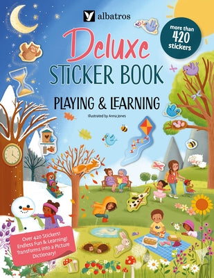 Playing and Learning. Deluxe Sticker Book by Hannah, Joli