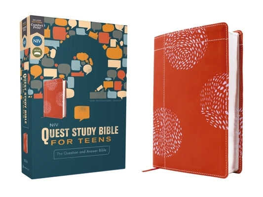 Niv, Quest Study Bible for Teens, Leathersoft, Coral, Comfort Print: The Question and Answer Bible by Christianity Today Intl