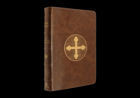 ESV Bible with Creeds and Confessions (Trutone, Brown, Cross Trefoil Design) by Van Dixhoorn, Chad