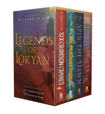 Legends of Lor'yan 4-Book Boxed Set: Six Crimson Cranes; The Dragon's Promise; Spin the Dawn; Unravel the Dusk by Lim, Elizabeth