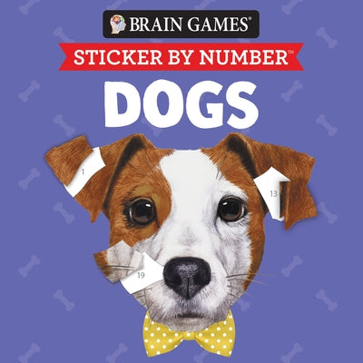 Brain Games - Sticker by Number Compact Edition: Dogs 7x7 Inches Perfect Gift for Dog Lovers, Travel Size Activity Book for Adults & Kids 7+ by Publications International Ltd