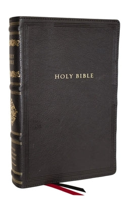 RSV Personal Size Bible with Cross References, Black Leathersoft, (Sovereign Collection) by Thomas Nelson
