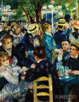 Renoir Daily Planner 2025: Dance at le Moulin de la Galette Painting Artistic Impressionism Art Organizer by Press, Shy Panda