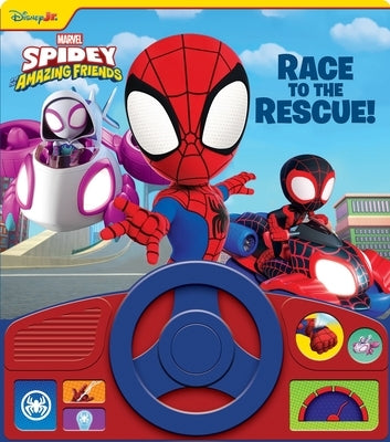 Disney Junior Marvel Spidey and His Amazing Friends: Race to the Rescue! Sound Book [With Battery] by Pi Kids