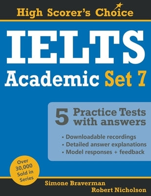 IELTS 5 Practice Tests, Academic Set 7: Tests No. 31-35 by Braverman, Simone