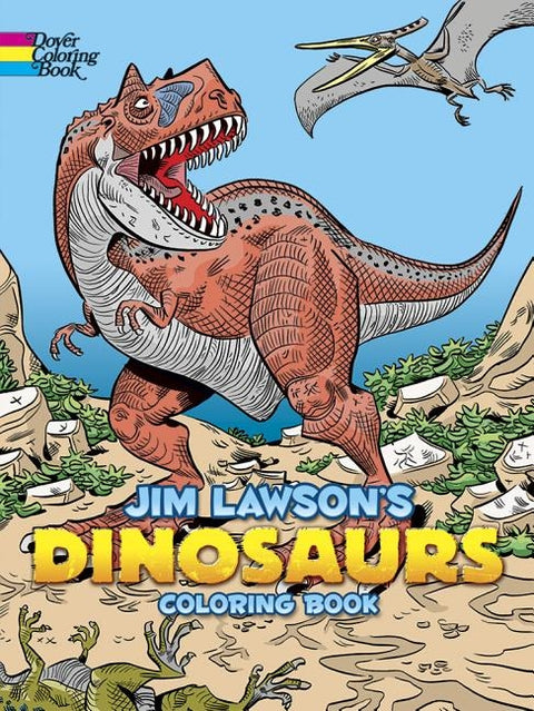 Jim Lawson's Dinosaurs Coloring Book by Lawson, Jim