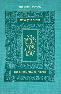 Koren Shalem Siddur with Tabs, Compact, Turquoise by Sacks, Jonathan