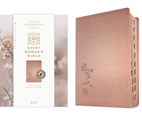 KJV Every Woman's Bible, Filament Enabled (Leatherlike, Rose Gold, Indexed, Red Letter) by Tyndale