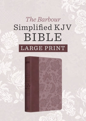 Barbour Simplified Kjv--Large Print [Plum & Paisley] by Barbour Bibles