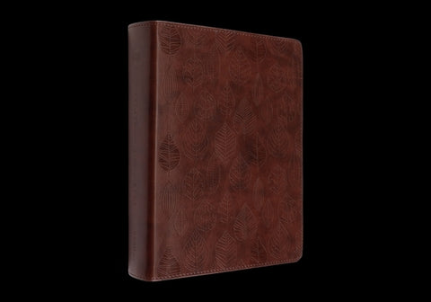 ESV Single Column Journaling Bible (Trutone, Chestnut, Leaves Design) by 