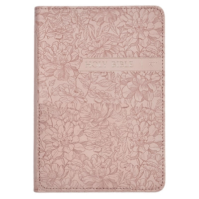 KJV Bible Compact Faux Leather, Pink by Christian Art Gifts