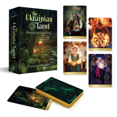 The Ukrainian Tarot: Flower of the Magic Fern (Tarot Kit Box Set with 78 Cards and Guide Book) by Andrushko, Tania