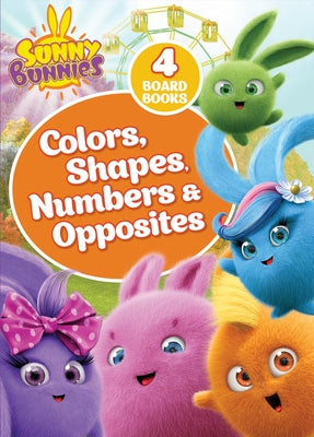 Sunny Bunnies: Colors, Shapes, Numbers & Opposites: 4 Board Books (Us Edition) by Digital Light Studio LLC