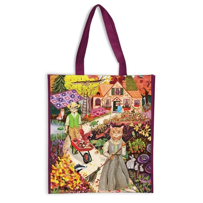 Cottage Cats Reusable Shopping Bag by Galison, Galison
