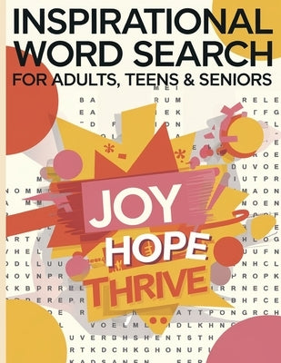 Inspirational Word Search Book for Adults, Seniors: Large Print 1000+ Word Search Book, 2025 Edition by Bidden, Laura