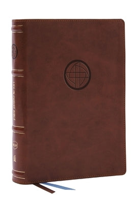 Life in Christ Bible: Discovering, Believing, and Rejoicing in Who God Says You Are (Nkjv, Brown Leathersoft, Red Letter, Comfort Print) by Thomas Nelson