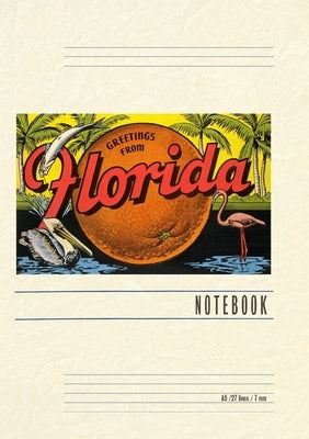 Vintage Lined Notebook Greetings from Florida by Found Image Press