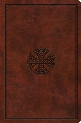 ESV Value Compact Bible (Trutone, Chestnut, Mosaic Cross Design) by Esv Bibles