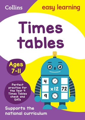 Times Tables Ages 7-11: Ideal for Home Learning by Collins Easy Learning