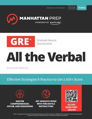GRE All the Verbal by Manhattan Prep
