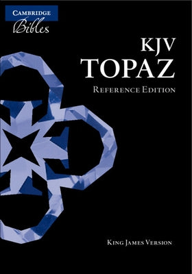 KJV Topaz Reference Edition, Black Goatskin Leather, Kj676: Xrl by 