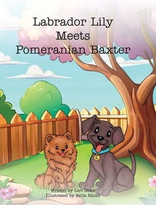 Labrador Lily Meets Pomeranian Baxter by Shaw, Lori