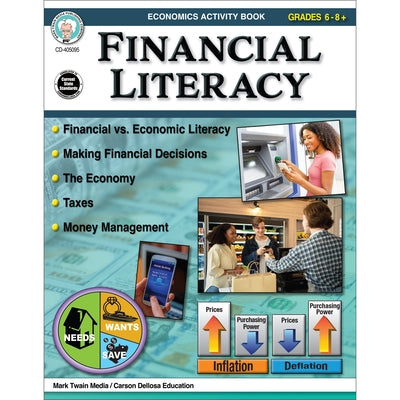 Financial Literacy Workbook, Grades 6 - 12 by Cameron, Schyrlet
