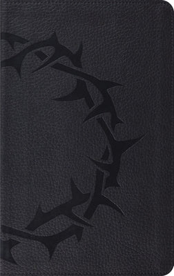 ESV Thinline Bible, Red Letter (Trutone, Charcoal, Crown Design) by Esv Bibles