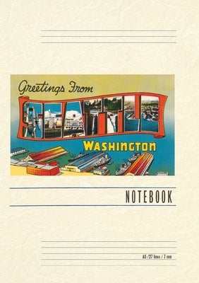 Vintage Lined Notebook Greetings from Seattle by Found Image Press