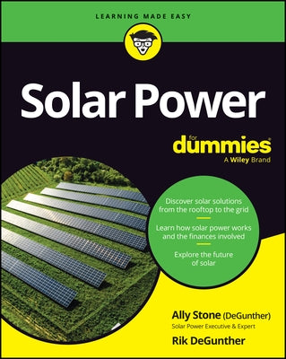 Solar Power for Dummies by Stone, Ally