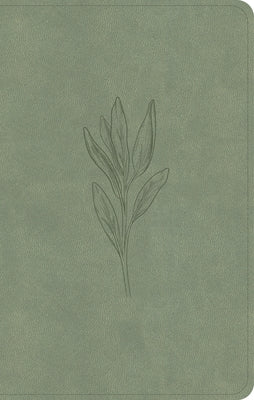 CSB Personal Size Bible, Sage Suedesoft Leathertouch by Csb Bibles by Holman