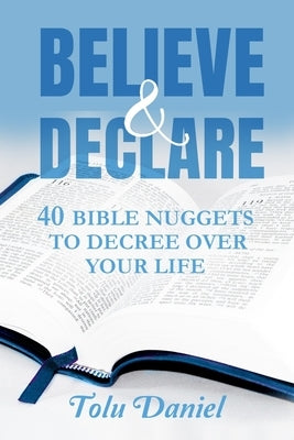 Believe & Declare: 40 Bible Nuggets to Decree Over Your Life by Daniel, Tolu