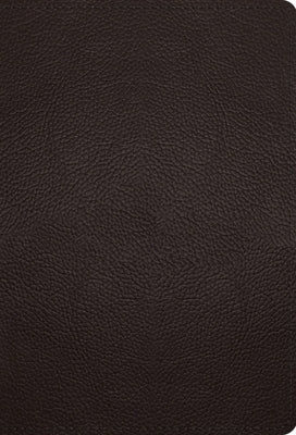 ESV Large Print Compact Bible, Red Letter (Buffalo Leather, Deep Brown) by Esv Bibles