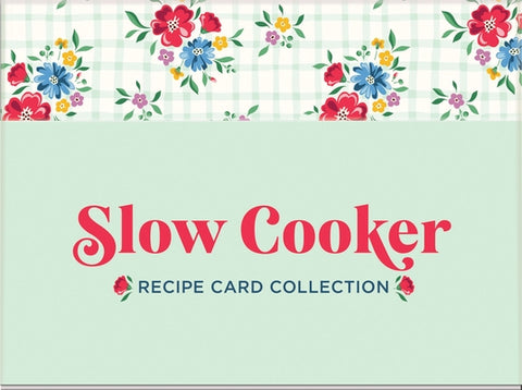 Slow Cooker Recipe Card Collection Tin 72 Recipe Cards + 28 Blank Recipe Cards to Write Your Own Recipes + 5 Tabbed Section by Publications International Ltd