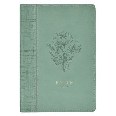 Journal Classic Green Faith 2 Cor. 5:7 by 