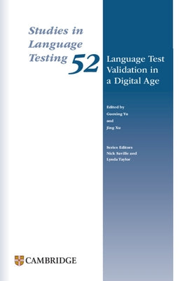 Language Test Validation in a Digital Age Paperback by Yu, Guoxing