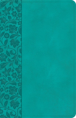 NASB Personal Size Bible, Teal Leathertouch by Holman Bible Publishers