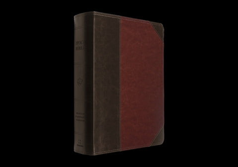ESV Super Giant Print Bible (Trutone, Brown/Cordovan, Portfolio Design) by 