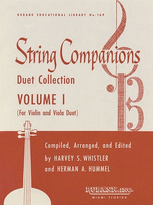 String Companions, Volume 1: Violin and Viola Duet Collection Published in Score Form by Hummel, Herman