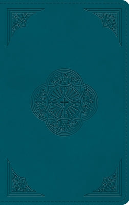 ESV Thinline Bible, Red Letter (Trutone, Deep Teal, Rotunda Design) by Esv Bibles