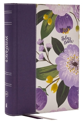 Kjv, the Woman's Study Bible, Purple Floral Cloth Over Board, Red Letter, Full-Color Edition, Comfort Print (Thumb Indexed): Receiving God's Truth for by Patterson, Dorothy Kelley
