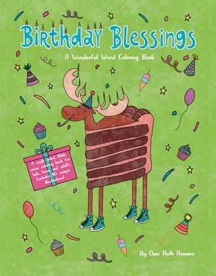 Birthday Blessings: A Wonderful Word Coloring Book by Romero, Dani Ruth