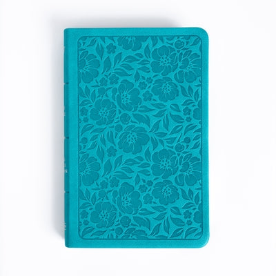 KJV Personal Size Bible, Teal Leathertouch by Holman Bible Publishers