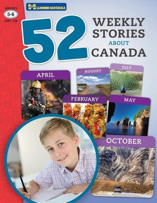 52 Weekly Nonfiction Stories About Canada Grades 5-6 by Solski, Ruth