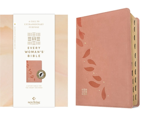 NLT Every Woman's Bible, Filament Enabled (Leatherlike, Pink Petals, Indexed, Red Letter) by Tyndale