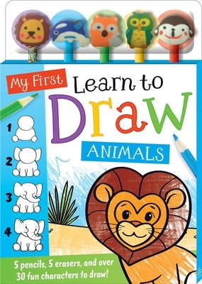 My First Learn to Draw: Animals [With Pencil Toppers] by Webb, Melissa